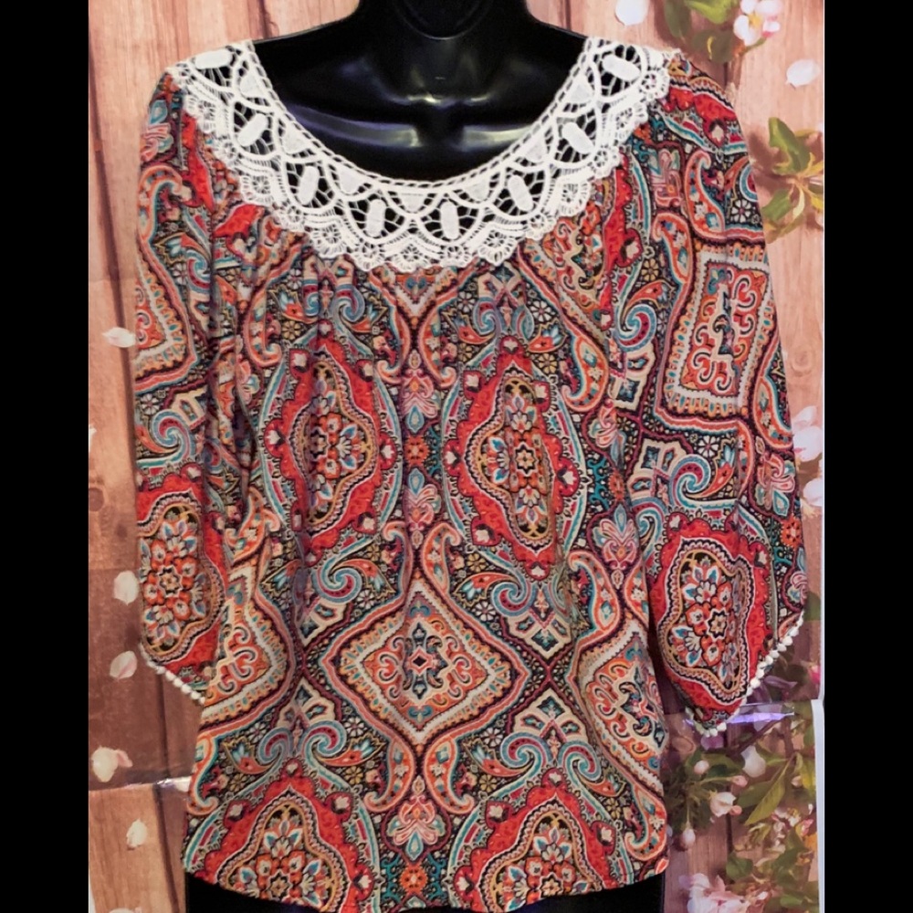 Women’s Paisley blouse